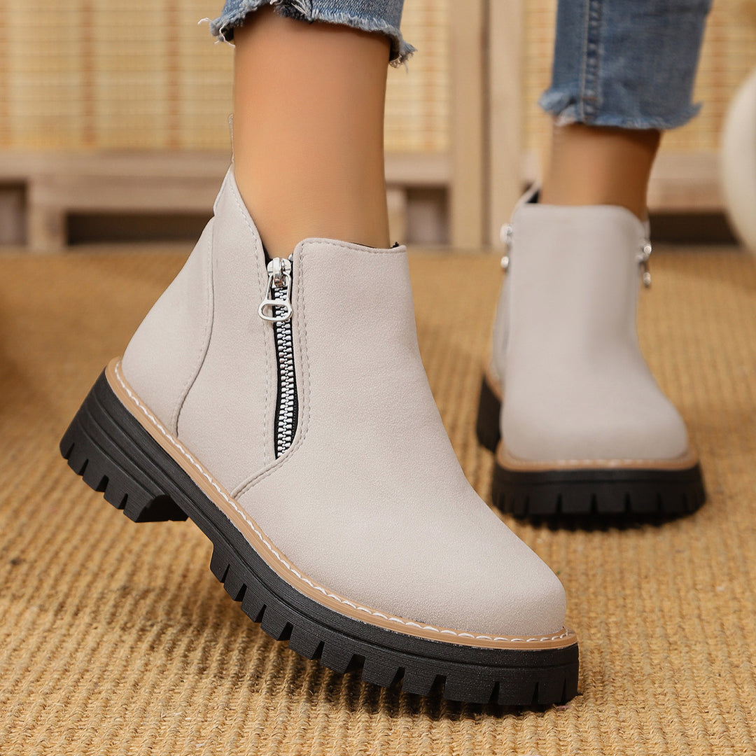 Women's Winter Orthopedic Boots in light grey