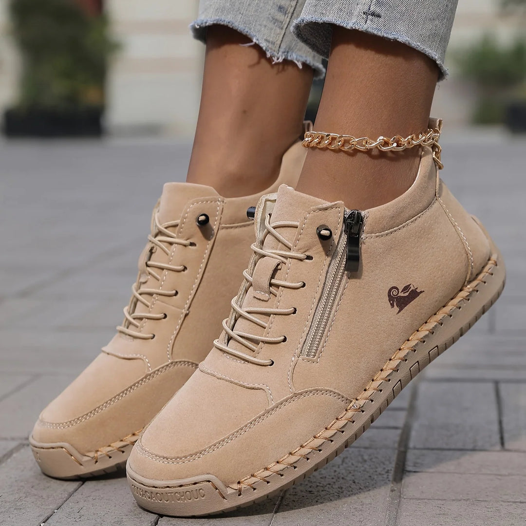 Women's Comfortable Orthopedic Shoes in khaki