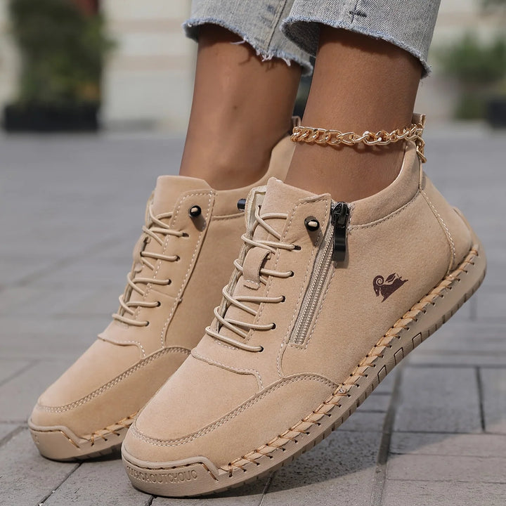 Women's Comfortable Orthopedic Shoes in khaki