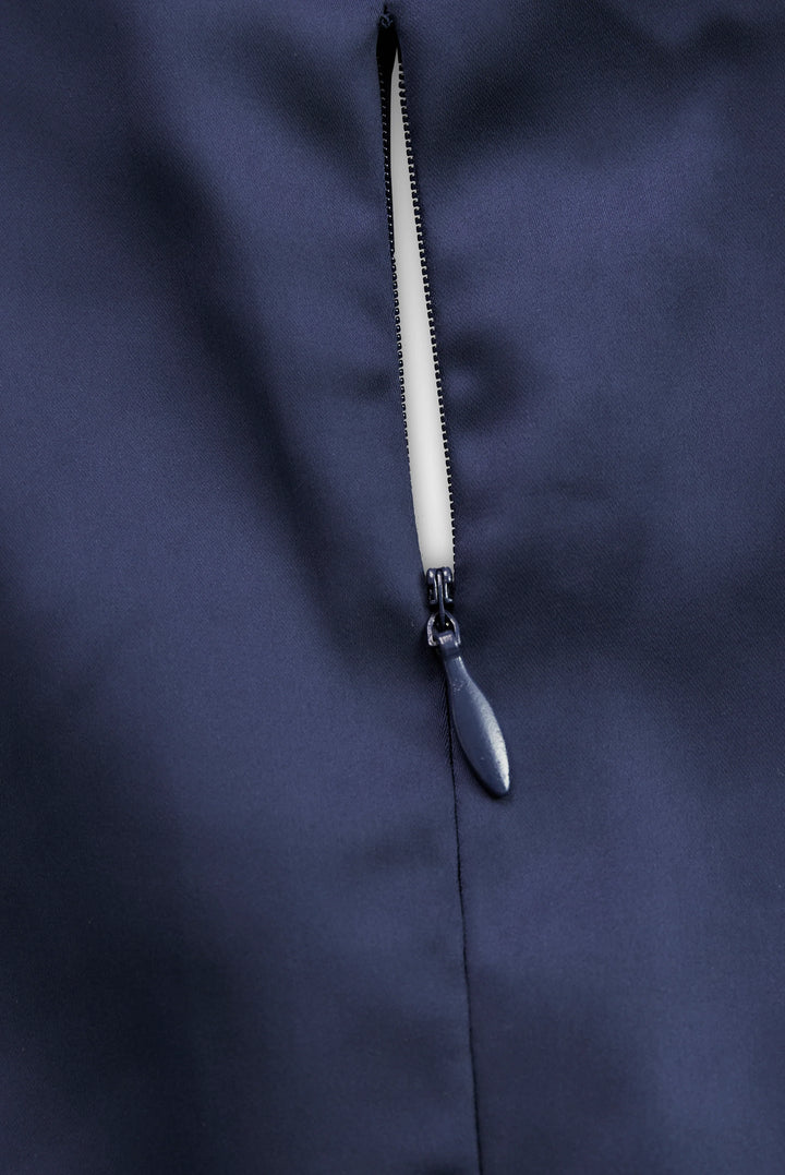 Women's Cocktail A Line Dress in navy