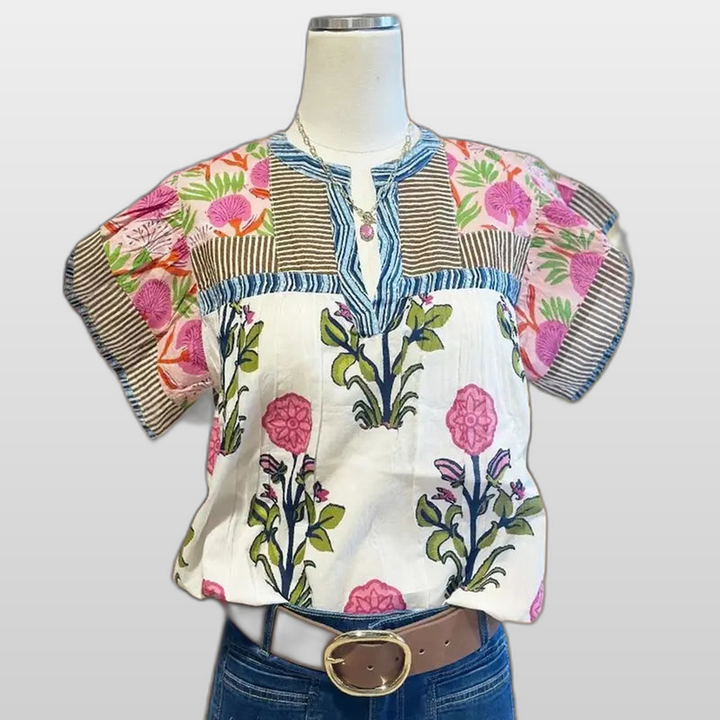ELOUISA | Casual Floral Women's Top