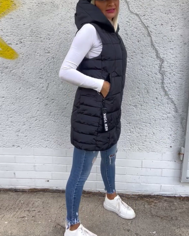 CELESTE | Sleeveless Puffer Jacket