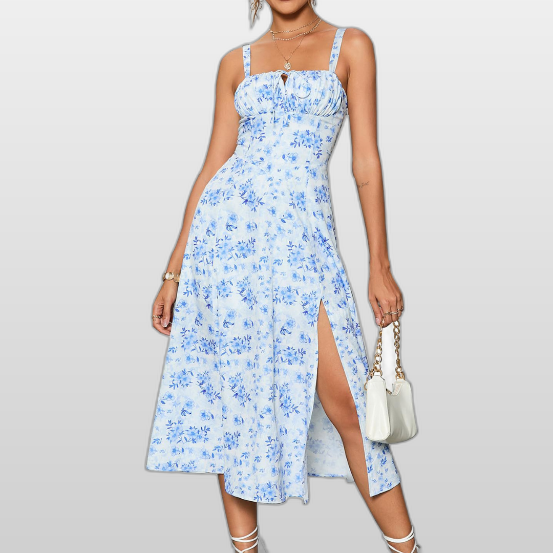 Light blue printed pattern