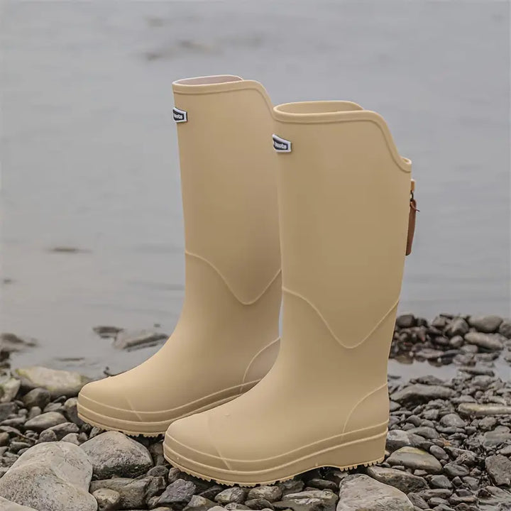 Women's Comfortable Orthopedic Waterproof Boots in beige