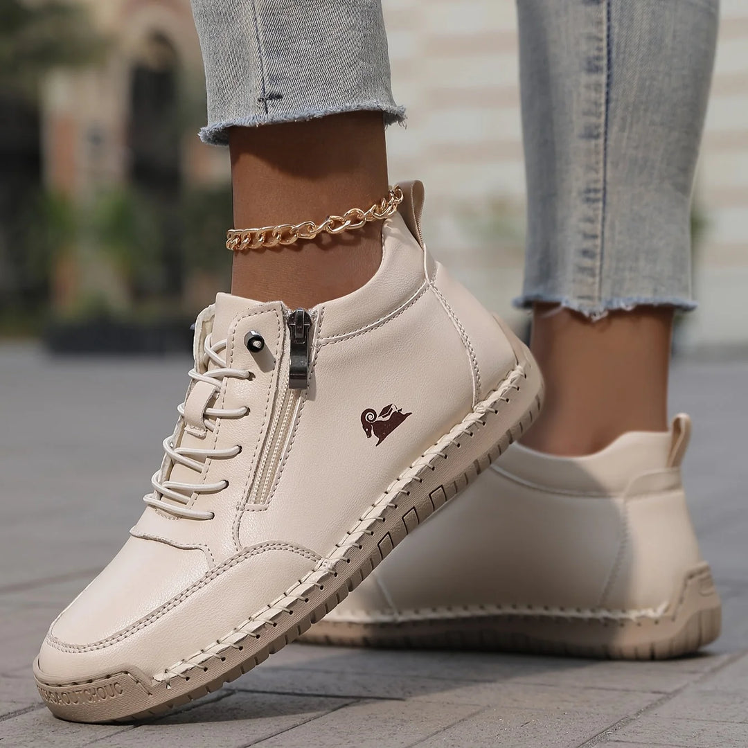 Women's Comfortable Orthopedic Shoes in beige
