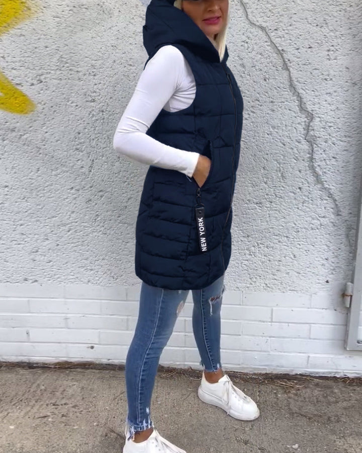 CELESTE | Sleeveless Puffer Jacket
