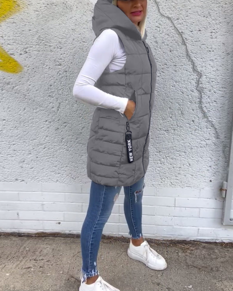 CELESTE | Sleeveless Puffer Jacket