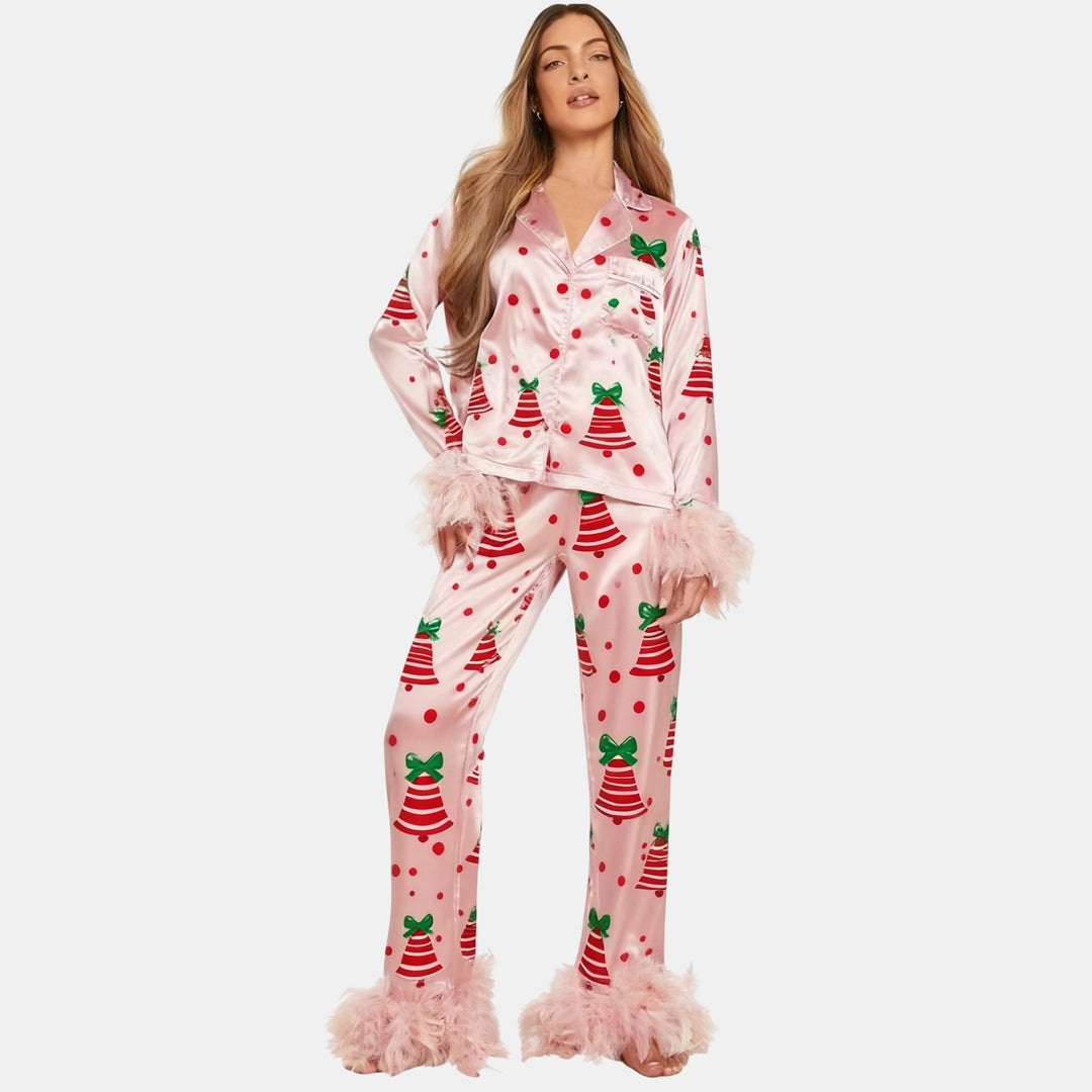 Women's Christmas Pajamas in pink