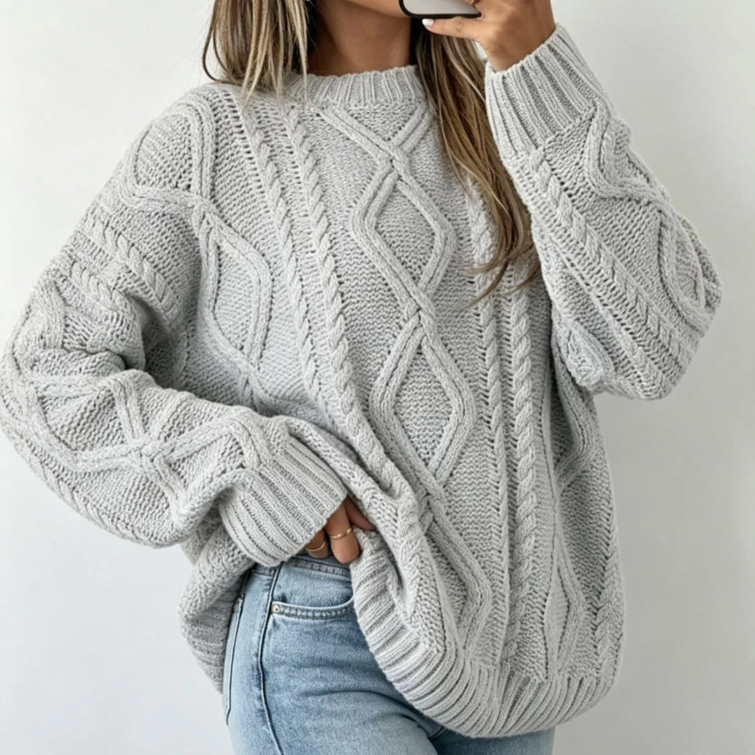 Women's Oversized Sweater in grey