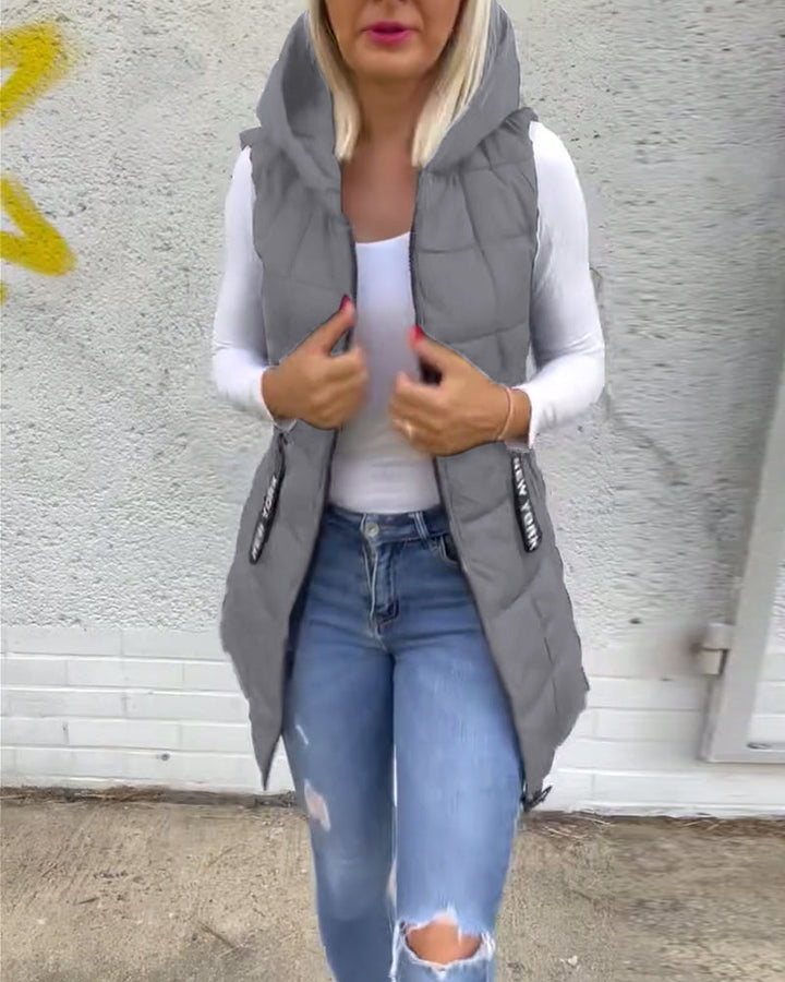 CELESTE | Sleeveless Puffer Jacket