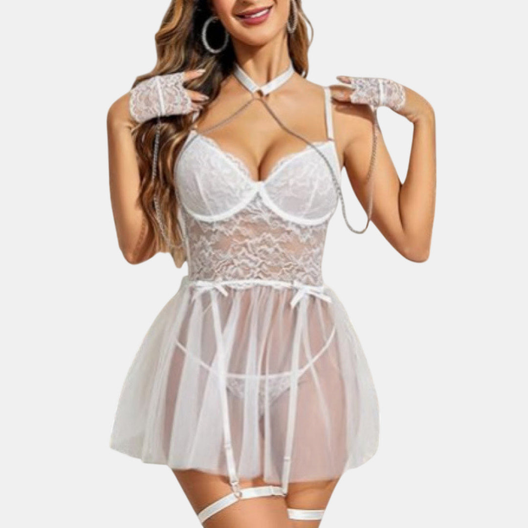 Women's Lingerie Set in white