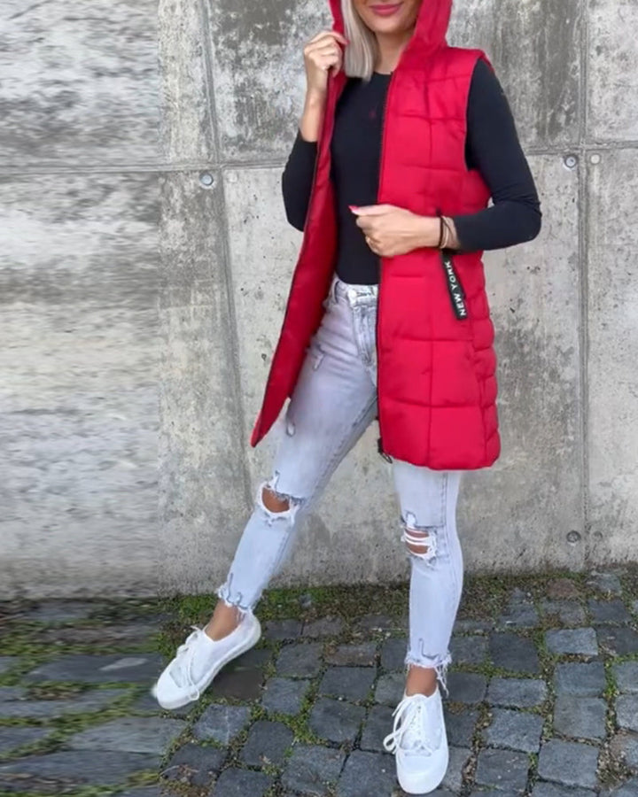 CELESTE | Sleeveless Puffer Jacket