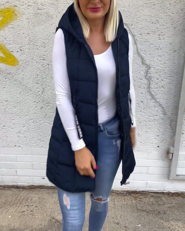 CELESTE | Sleeveless Puffer Jacket