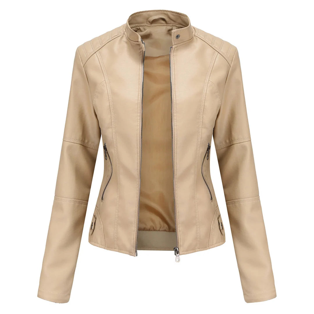 Women's Lightweight Quilted Jacket in beige