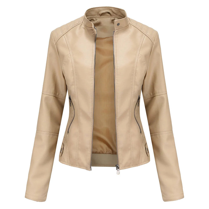 Women's Lightweight Quilted Jacket in beige