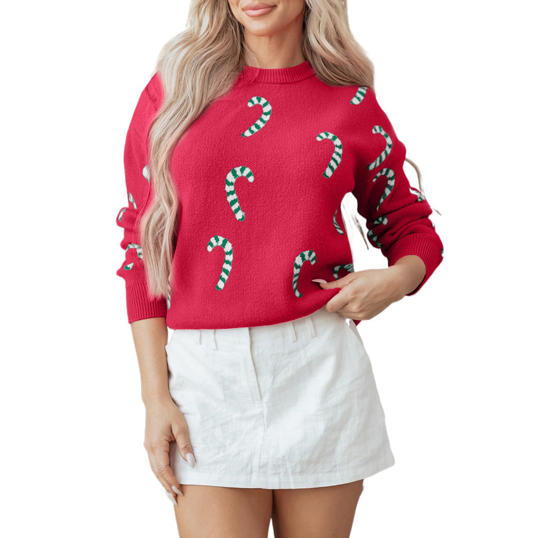 Women's Ugly Christmas Sweater in red