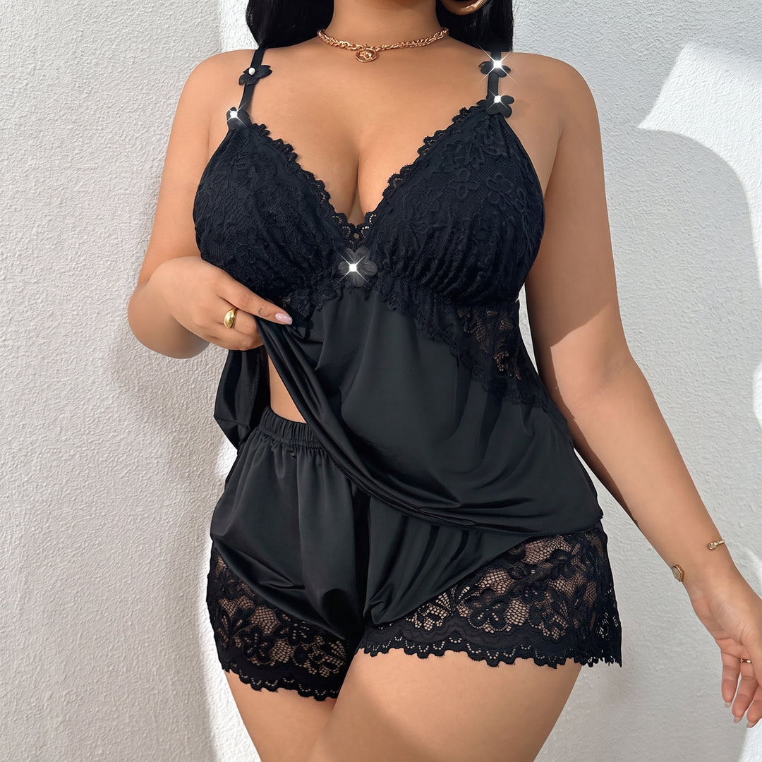 Women's Pajama Set in black