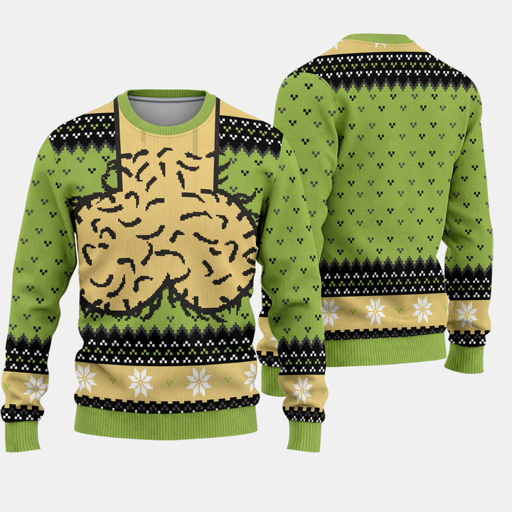 Women's Ugly Christmas Sweater in green