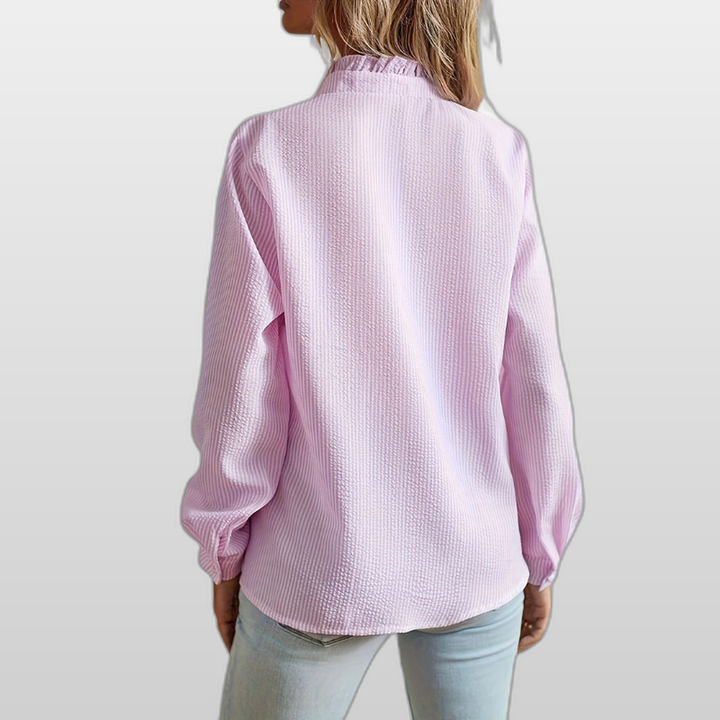 HONEY | Casual Ruffle Trim Women's Top