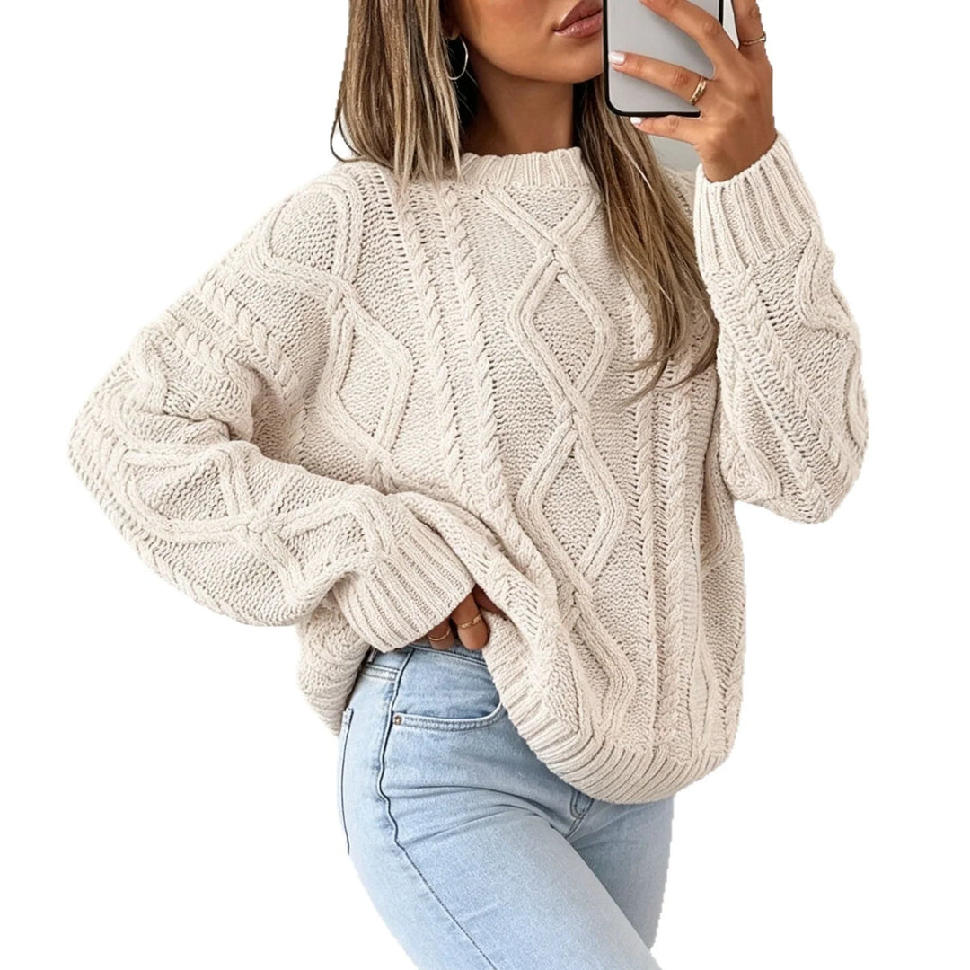 Women's Oversized Sweater in cream