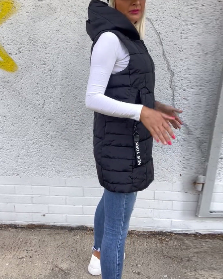 CELESTE | Sleeveless Puffer Jacket