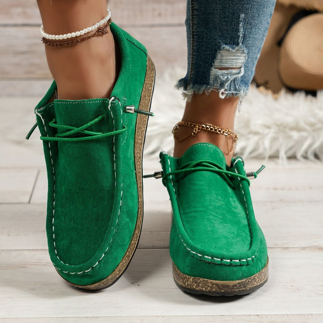 Women's Moccasin Orthopedic Shoes in green