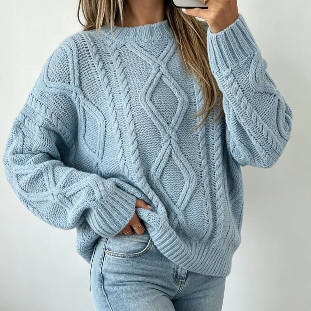 Women's Oversized Sweater in light blue