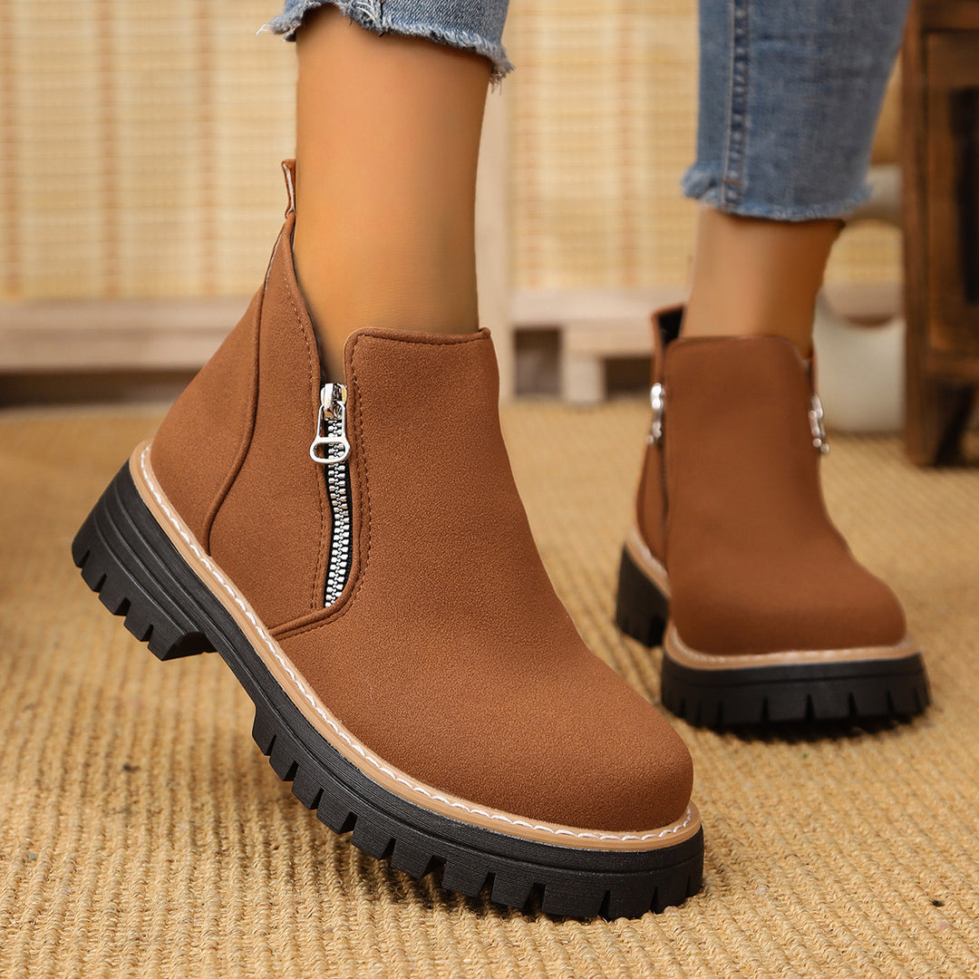 Women's Winter Orthopedic Boots in brown