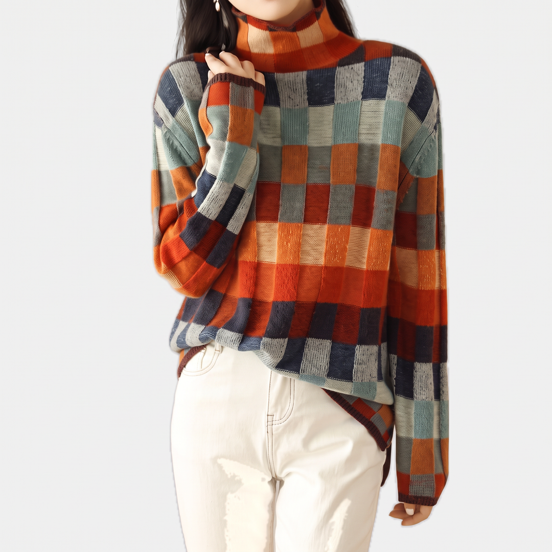 Multi-colour checkered