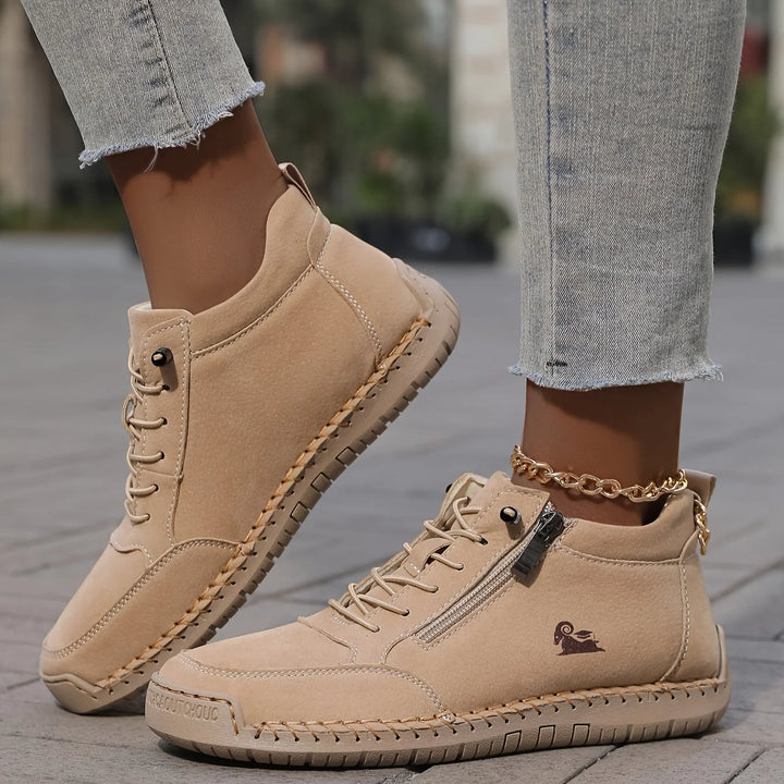 Women's Comfortable Orthopedic Shoes in khaki