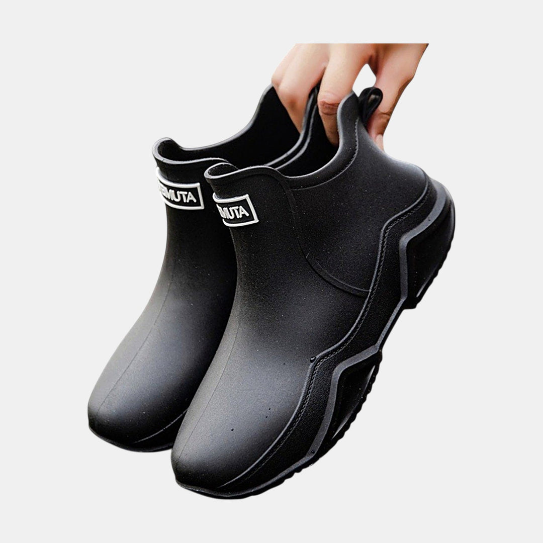 Women's Waterproof Chelsea Rain Boots, Chunky Platform