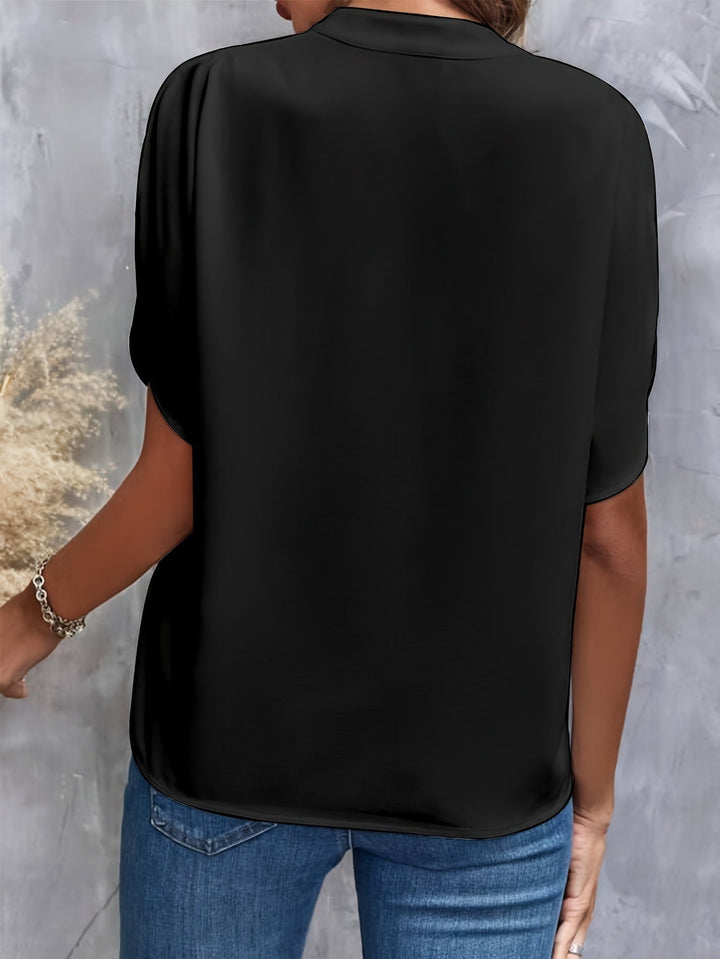 DELANEY | Elegant Women's V-Neck Blouse for Business Casual