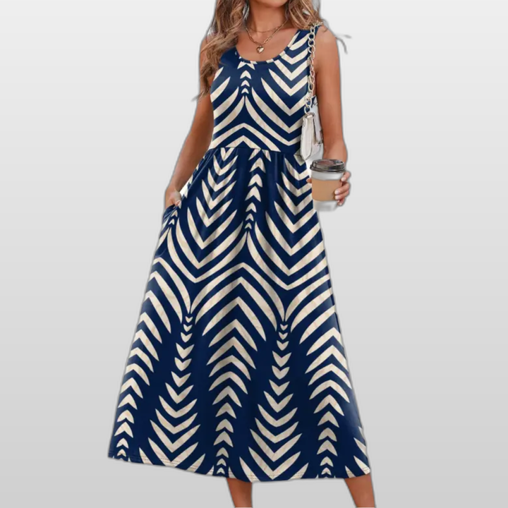 Navy Print