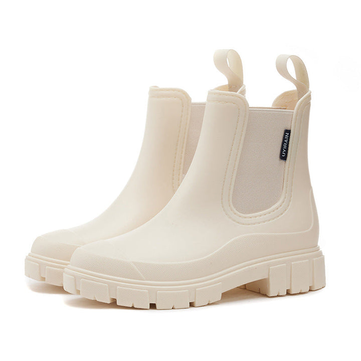SUKLAY | Waterproof Black Ankle Boots