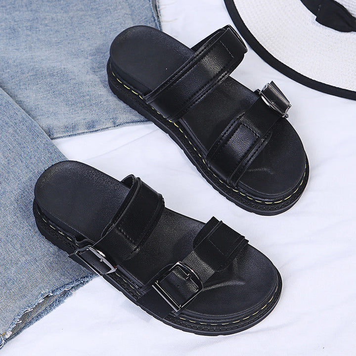 PEARY | Women's Buckled Platform Summer Sandals