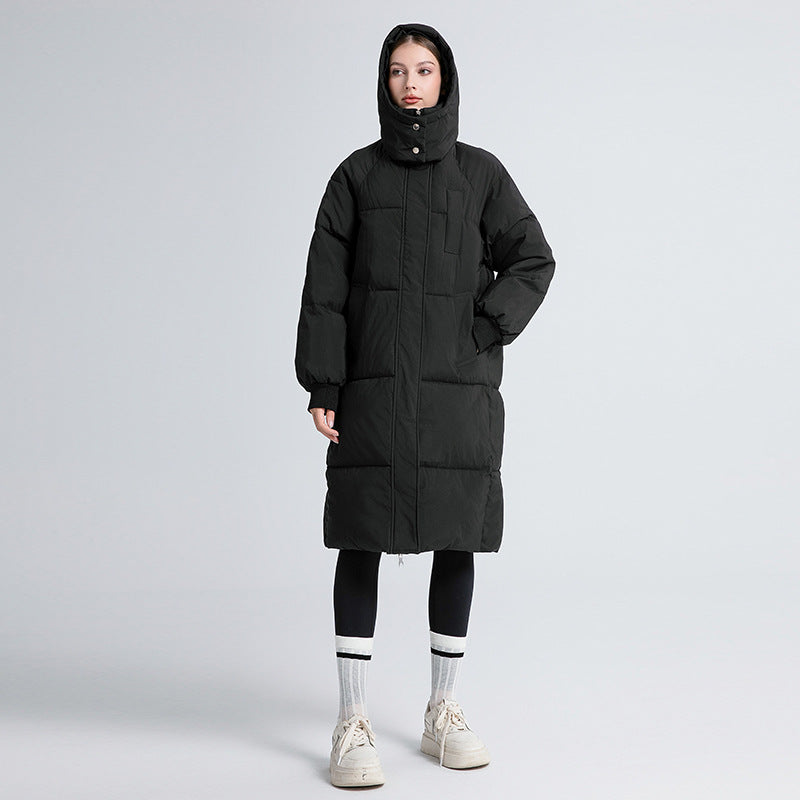 GIGATY | Classic Hooded Long Puffer Coat