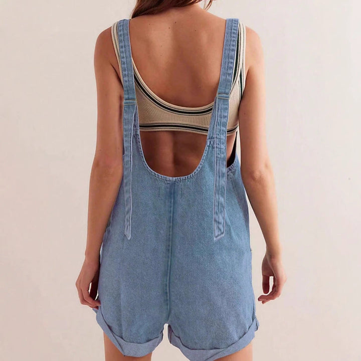 PETRA | Women's Sleeveless Holiday Overall Romper