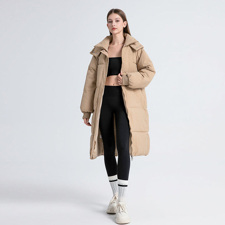 GIGATY | Classic Hooded Long Puffer Coat