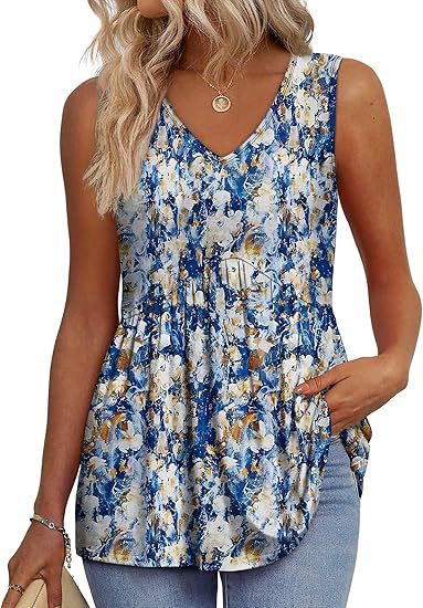 Yellow Blue Floral