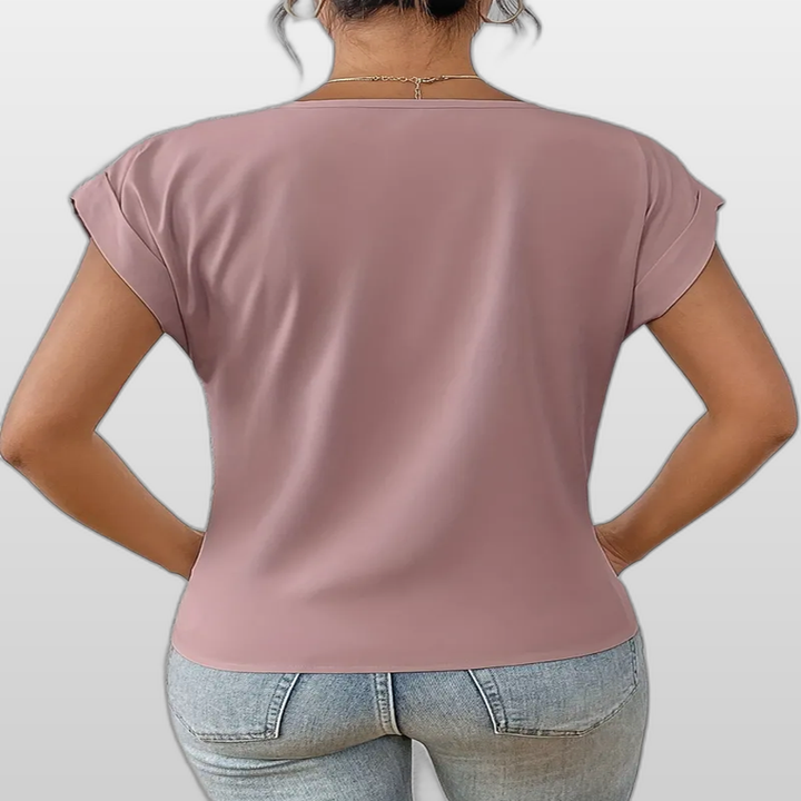 BELLE | Casual Elegant V-Neck Women's Top