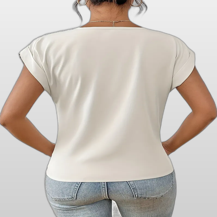BELLE | Casual Elegant V-Neck Women's Top