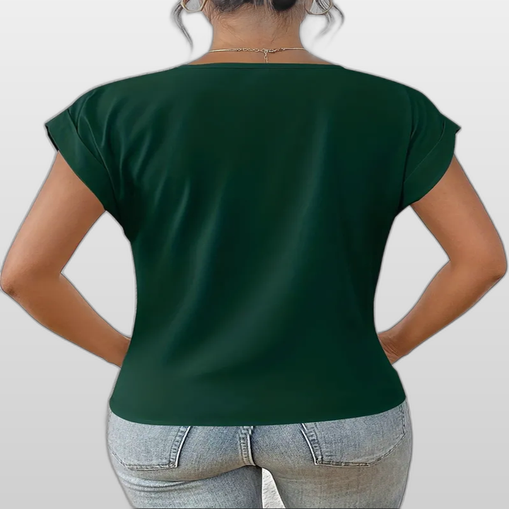BELLE | Casual Elegant V-Neck Women's Top