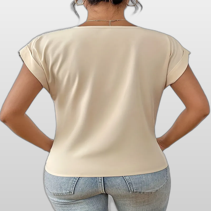 BELLE | Casual Elegant V-Neck Women's Top
