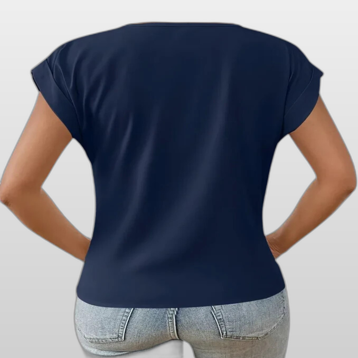 BELLE | Casual Elegant V-Neck Women's Top