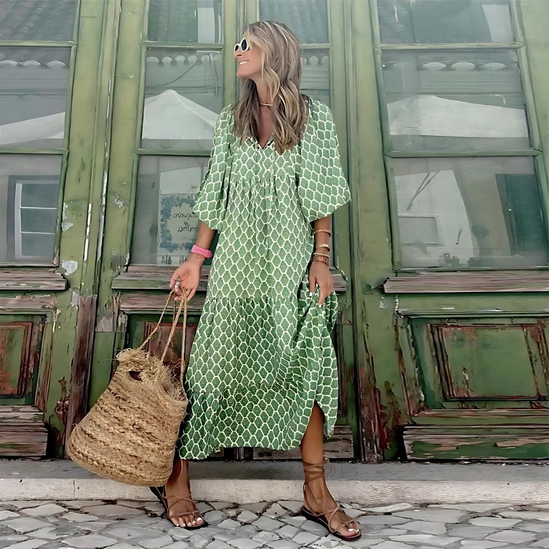 SABINE | Women's Casual Boho Chic Maxi Dress