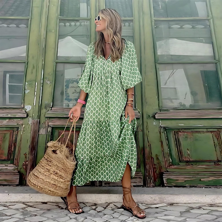 SABINE | Women's Casual Boho Chic Maxi Dress