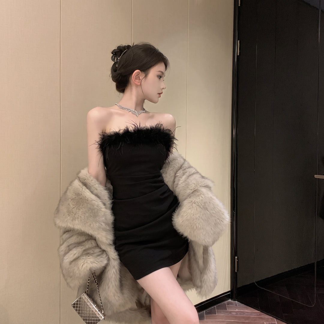 Women's Christmas Party Dress in black