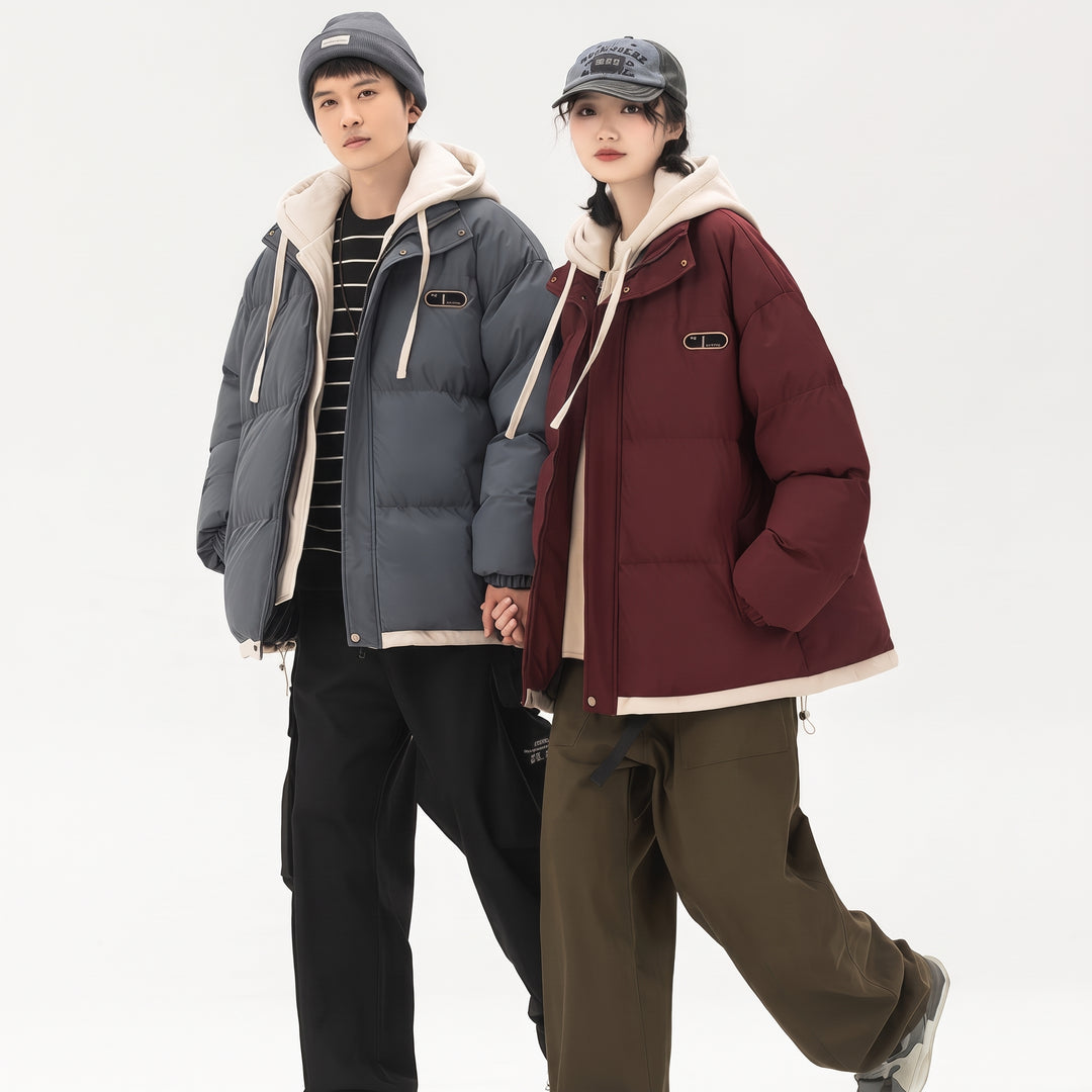 Men's Long Puffer Jacket, Quilted Oversized Winter Coat