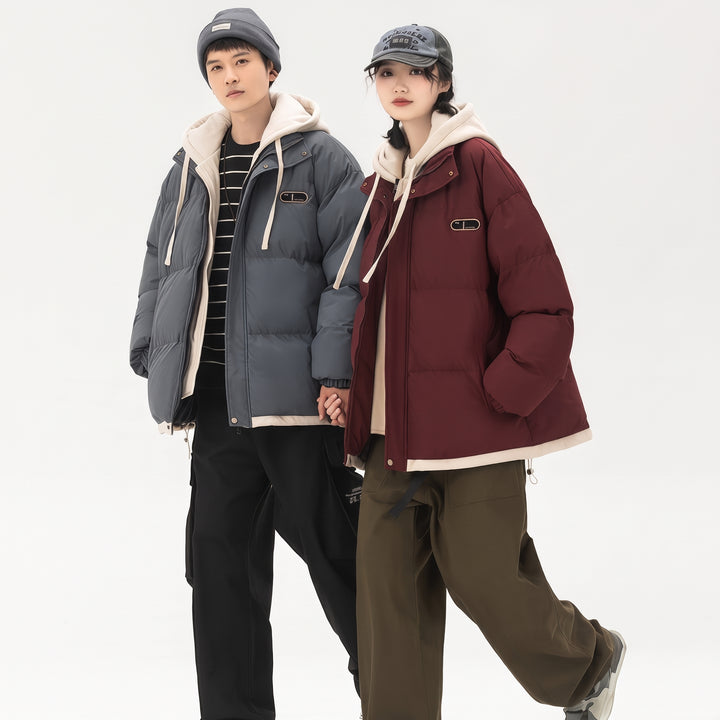Men's Long Puffer Jacket, Quilted Oversized Winter Coat