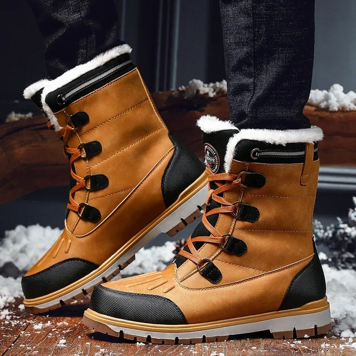 Women's Waterproof Boots, Fleece Lining Treaded Outsole